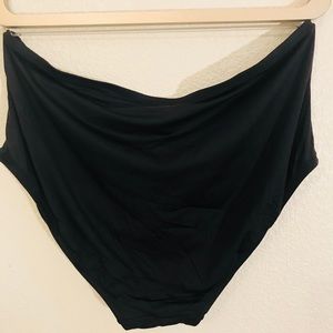 Black High Waist Swimsuit Bottoms